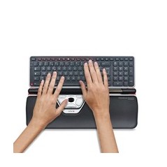 Contour RollerMouse Red Plus - Ergonomic Central Pointing Device in Black & Silver - Enhance Your Productivity!
